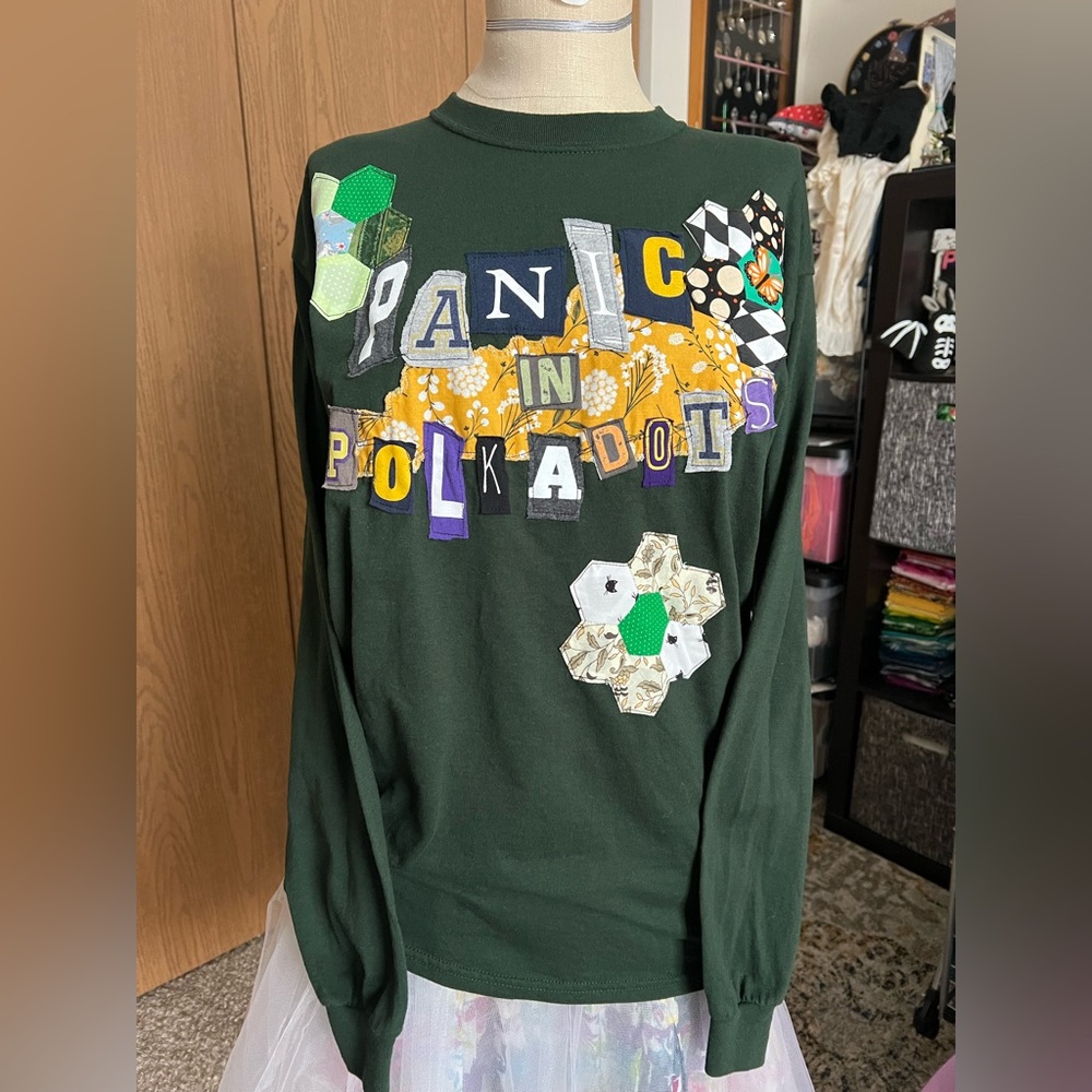 Long Sleeve Tee - Panic in Polkadots